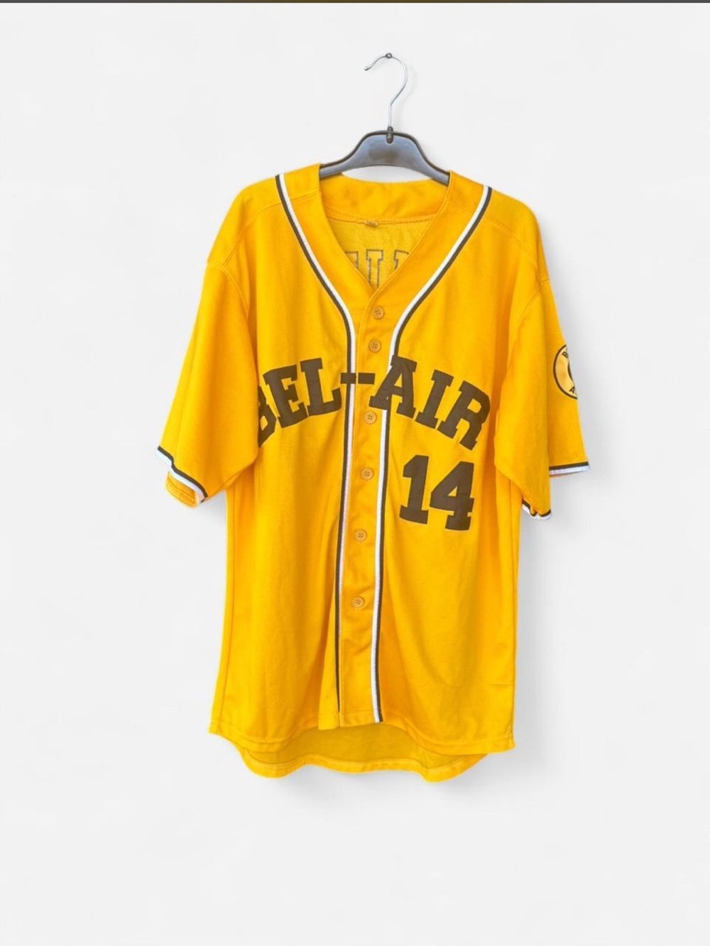 Yellow 'Bel-Air 14' Baseball Jersey